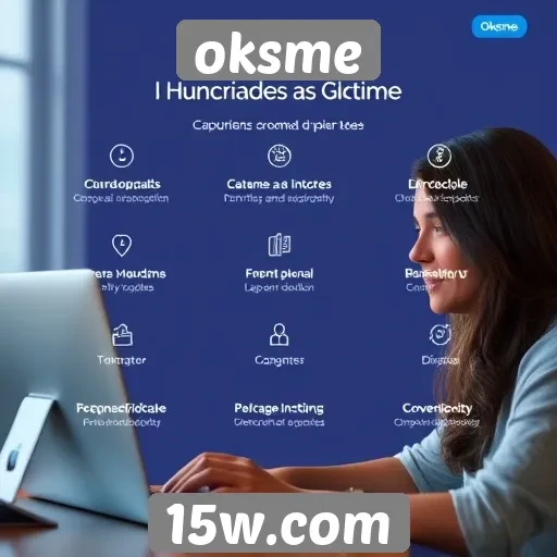 análise das principais funcionalidades do site oksme