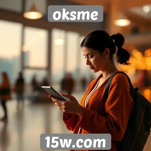 a crescente popularidade do site oksme